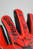 Reusch Attrakt Grip Evolution Finger Support Junior 5372820 3333 black red 2